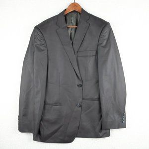 Canali Blazer Mens 52 42R Black Two Button Vented Formal Lightweight